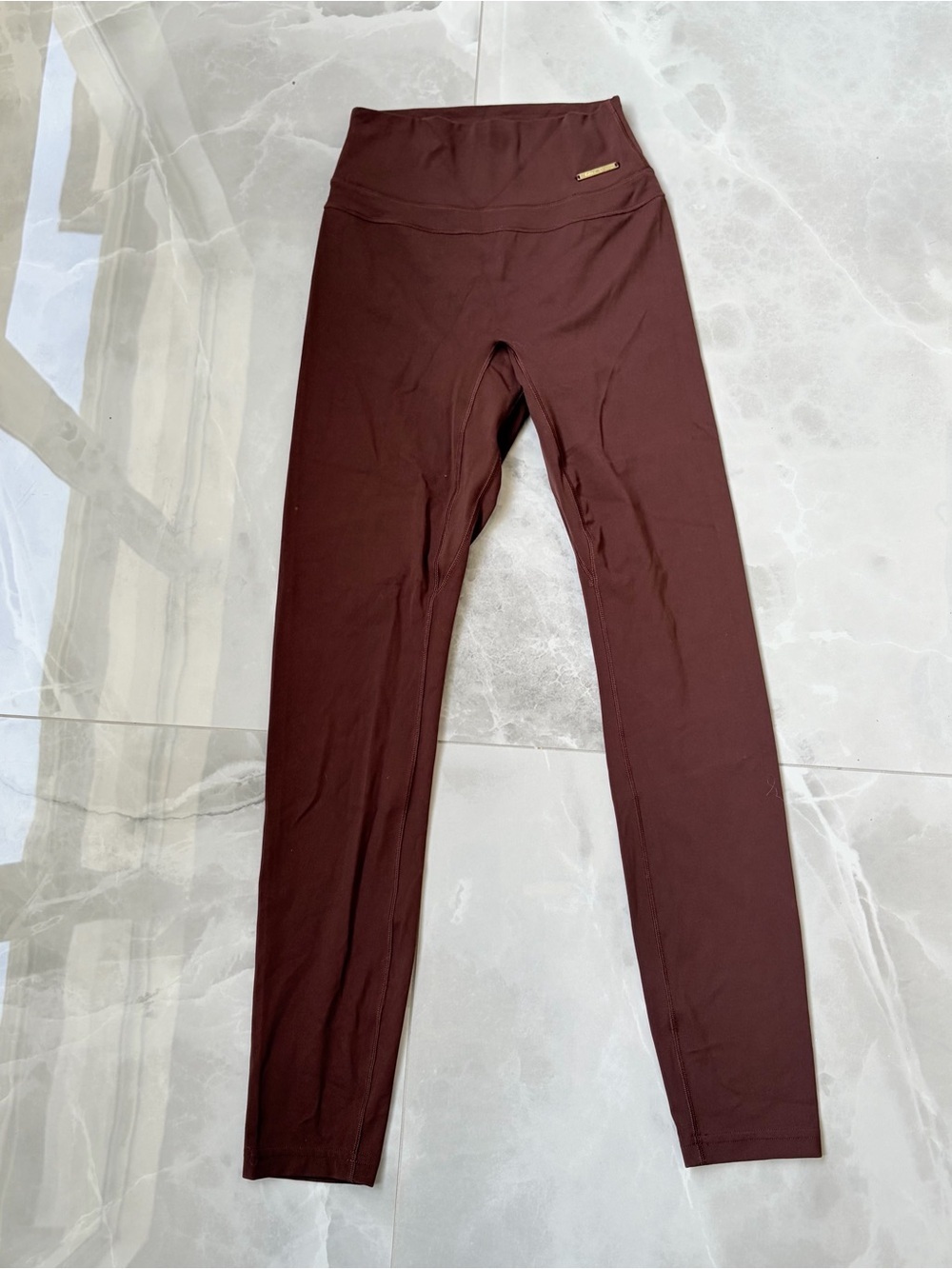 Gymshark X Whitney Simmons Chocolate Brown Leggings Women’s Size XS Butt Ruching